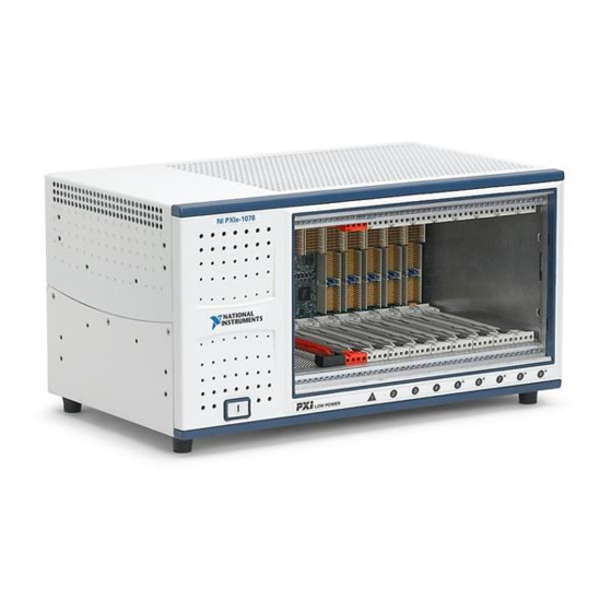 National Instruments PXIe-1078 User Manual
