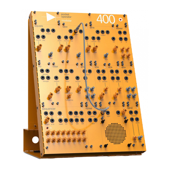 teenage engineering 400 User Manual