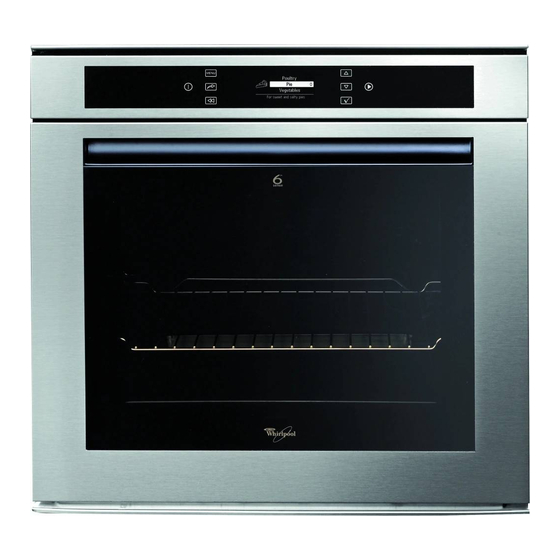 Whirlpool AKZM 663 User And Maintenance Manual