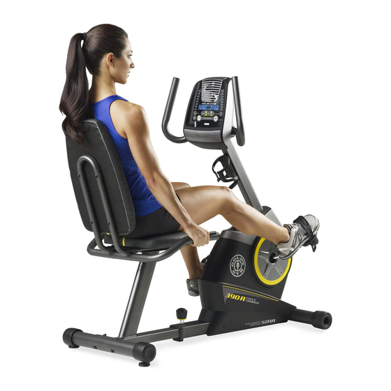Gold's Gym CYCLE TRAINER 390R User Manual
