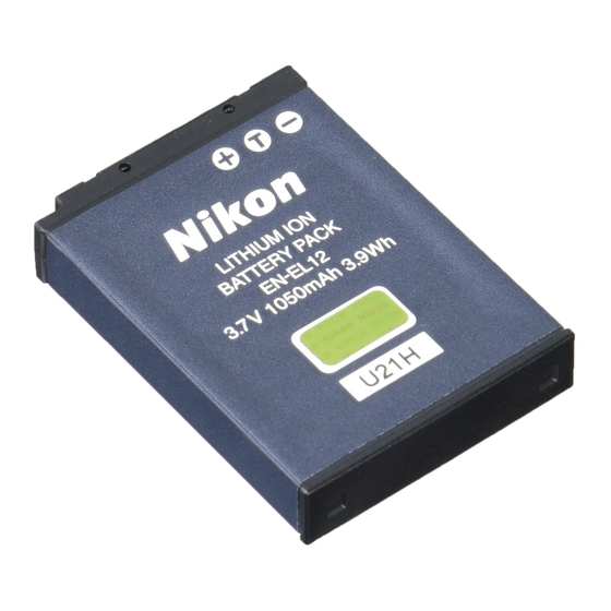 Nikon EN-EL12 User Manual