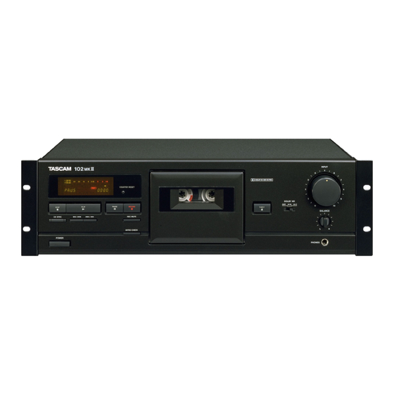 Tascam 102mkII Technical Documentation