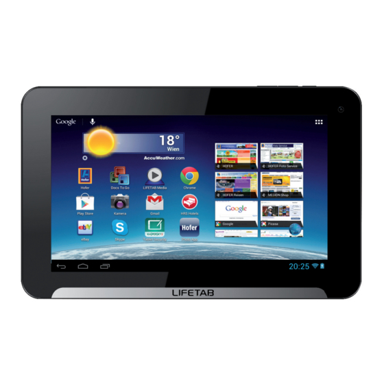Medion LIFETAB E7310 Instruction Manual