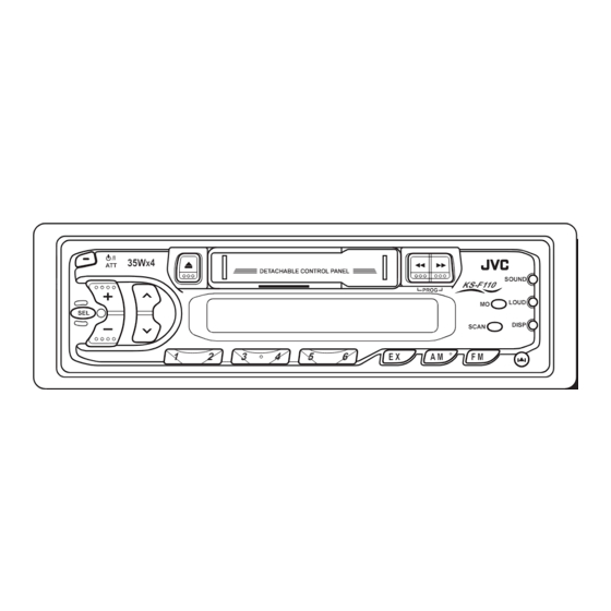 JVC KS-F110 Instructions Manual