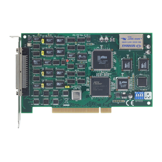 Advantech PCI-1721 Manual