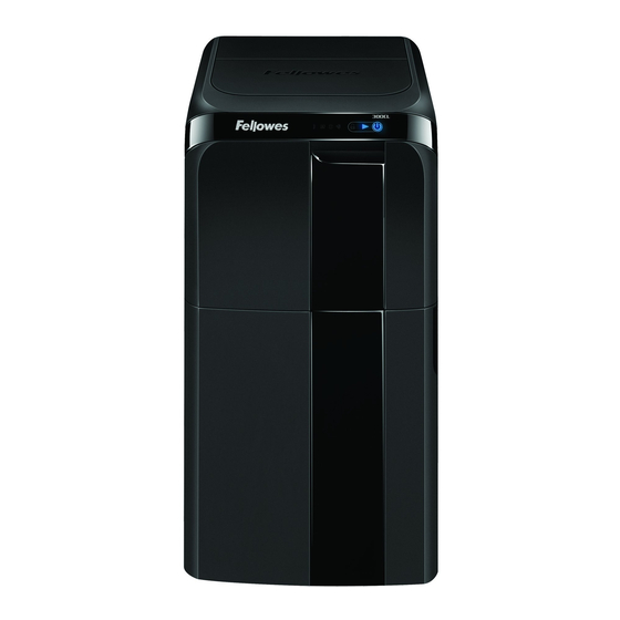 Fellowes AutoMax 300CL Instructions Manual