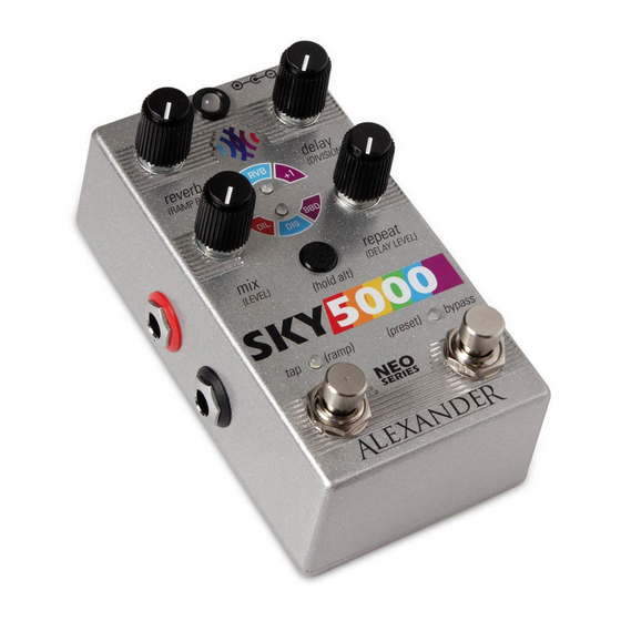 Alexander SKY 5000 Manual