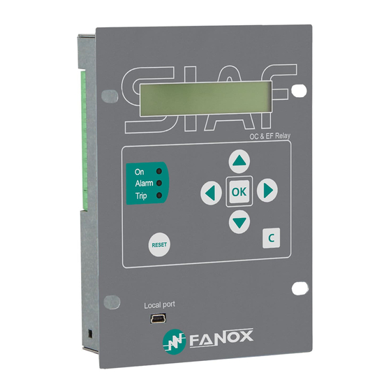 FANOX SIA F Protocol Manual