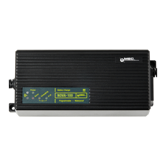 Mec NOVA-100 Series Instruction Manual