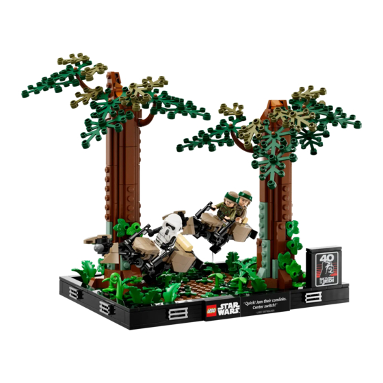 LIGHT MY BRICKS LEGO STAR WARS ENDOR SPEEDER CHASE DIORAMA Manuals