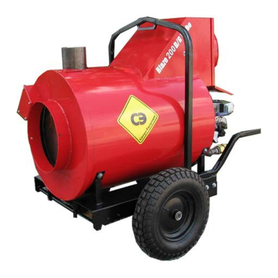 Blaze 200 D/G TURBO Installation Instructions Manual