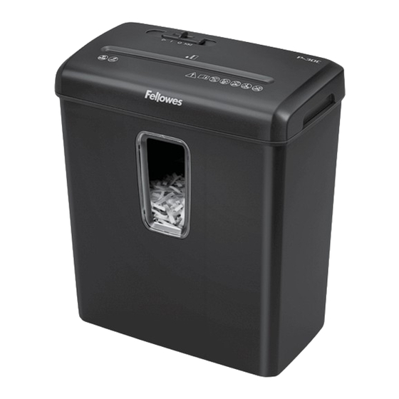 Fellowes Powershred FS-6C Manuals