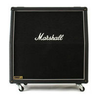 Marshall Amplification EXT. CABINETS 1960 Manual