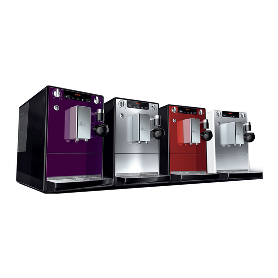 Melitta CAFFEO LATTEA Operation Manual