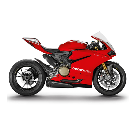 Ducati SUPERBIKE 1199 PANIGALE ABS Owner's Manual