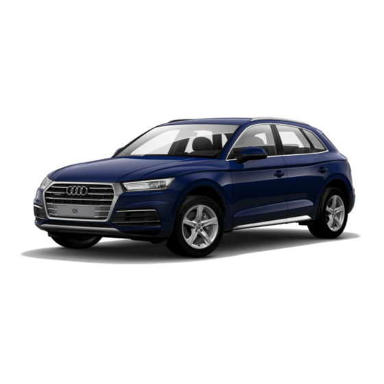 Audi Q5 80A 2017 Installation Instructions Manual