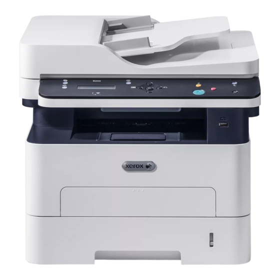 Xerox B205 Quick Use Manual