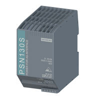 Siemens PSN130S Quick Start Manual
