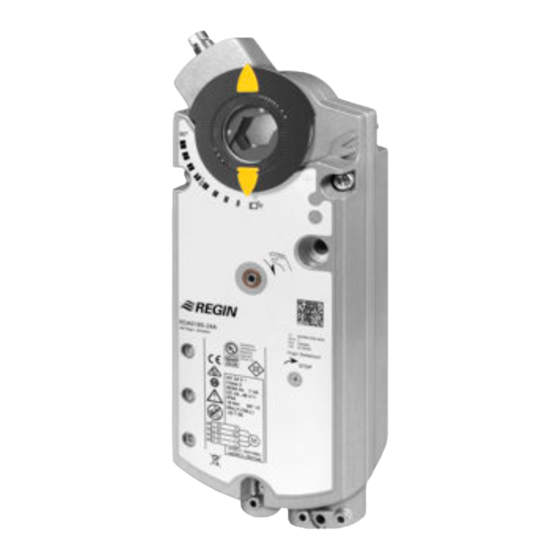 Regin RDAS18S-24C Damper Actuator Manuals