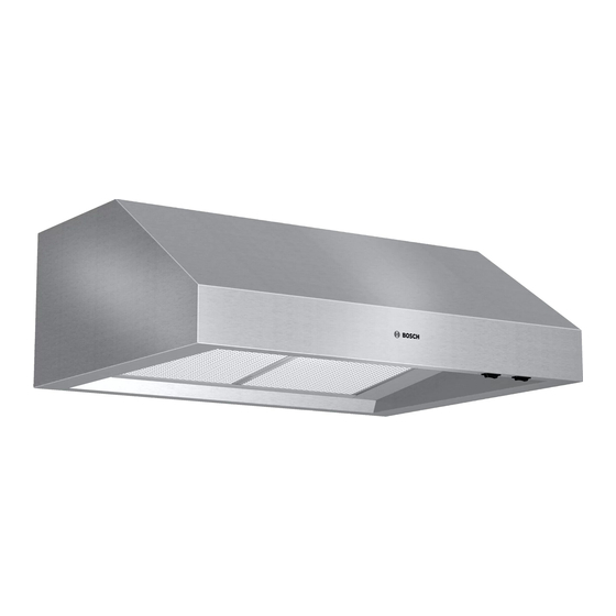 Bosch DPH36652UC Installation Manual