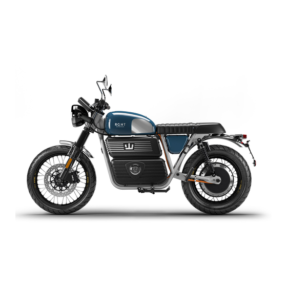 RGNT Motorcycles No.1 Classic 1.0 Manuals