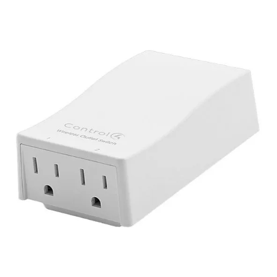 Control 4 LOZ-5S1-W Installation Manual