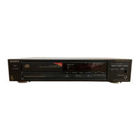 Sony CDP-M47 Operating Instructions Manual