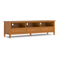 Simplihome Brooklyn+Max WydenHall AXCWSHLOW-72-LGB Manual