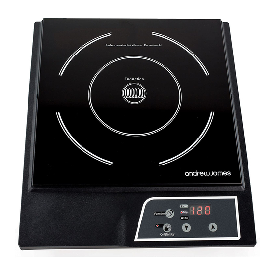 Andrew James Single Induction Hob User Manual