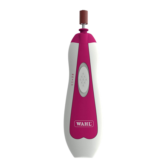 Wahl Classic Nail Grinder Operating Instructions Manual