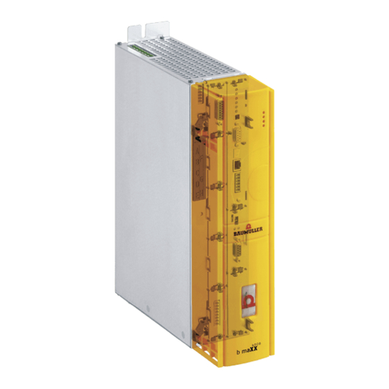 Baumuller b maXX BM4400 Instruction Handbook Manual