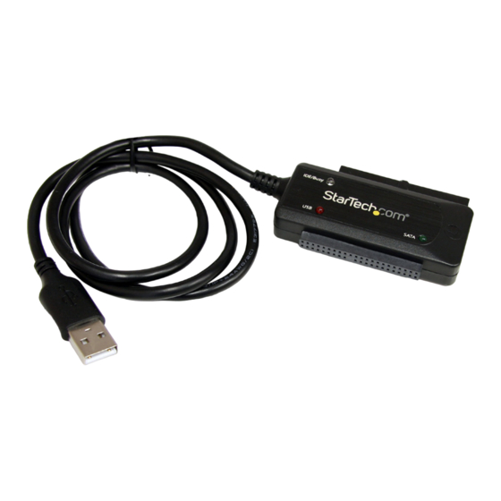 StarTech.com USB2SATAIDE User Manual