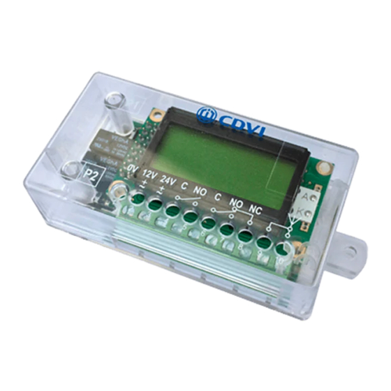 CDVI SEL2641R433-XPL Manual