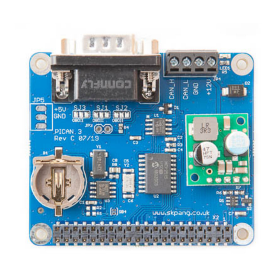 SK Pang Electronics RSP-PICAN3 Manuals