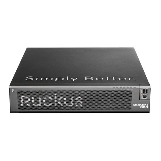 Arris Ruckus SmartZone 300 Quick Setup Manual