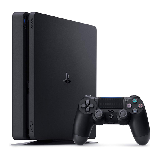 Sony PS4 CUH-2215B Quick Start Manual