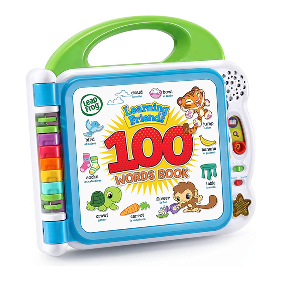 LeapFrog Learning Friends 100 Words Book Parents' Manual