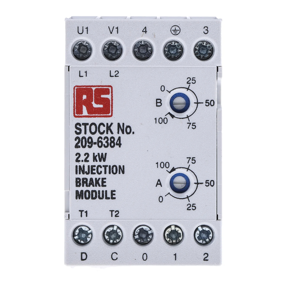RS PRO 209-6384 Instruction Leaflet