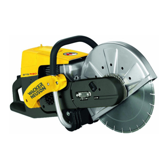 Wacker Neuson BTS 1030L3 Operator's Manual
