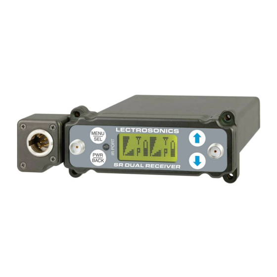 Lectrosonics SRA Quick Start Manual