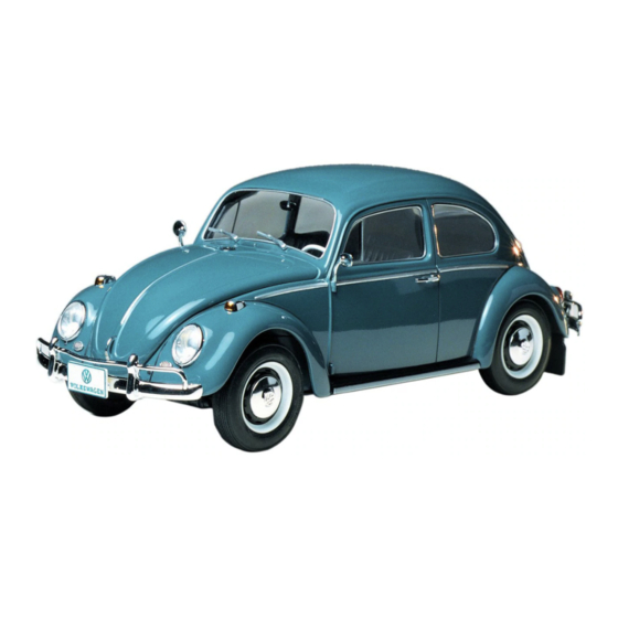 Tamiya Volkswagen Beetle Manuals