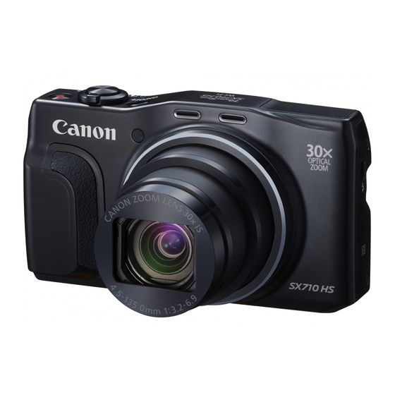 Canon Power Shot SX710 HS Manuals