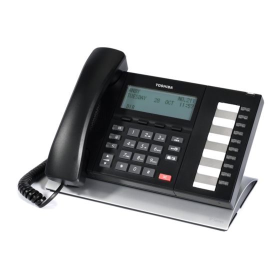 Toshiba Strata CIX IP5000-UG-VC Telephone Manuals