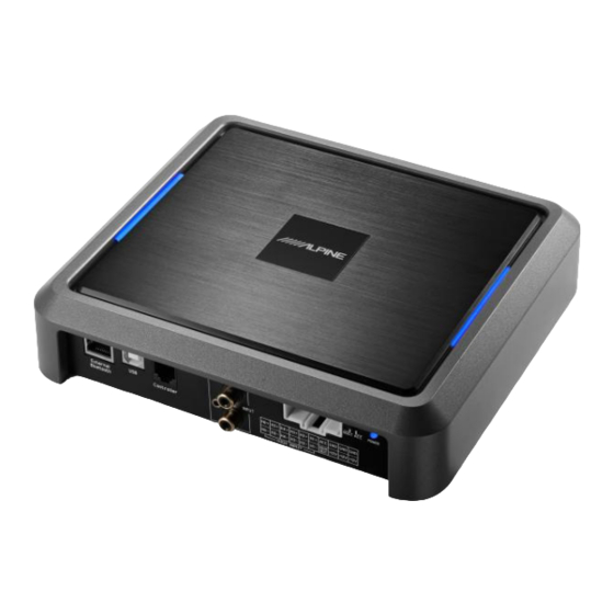 Alpine PXE-R600 Manual
