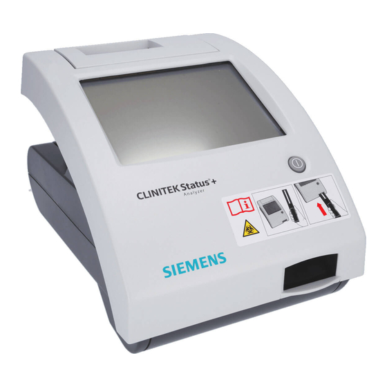 Siemens CLINITEK Status Manuals