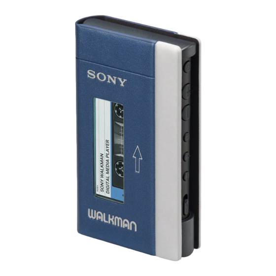 Sony Walkman NW-A100TPS Instruction Manual