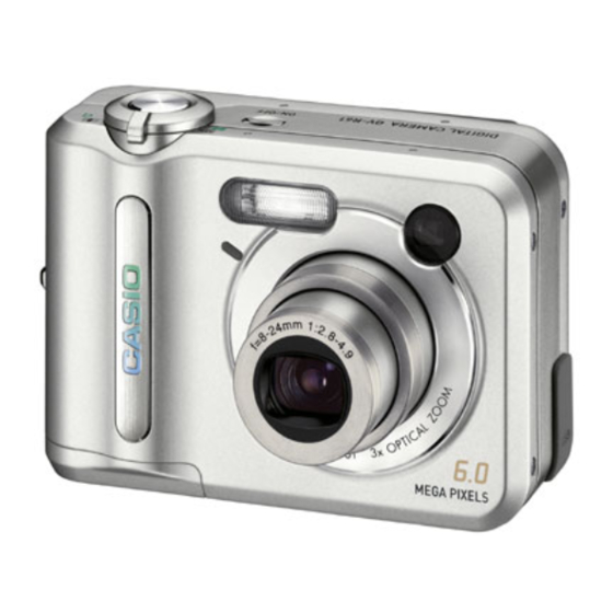 Casio QVR61 - Digital Camera - 6.0 Megapixel Manuals