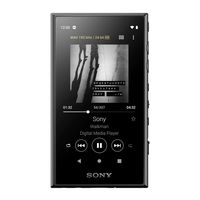 Sony NW-A106HN User Manual