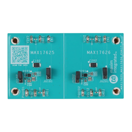 Analog Devices MAX17625 Manual