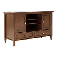 Simpli Home WyndenHall brooklyn + max AXCWSH16-RUS Manual